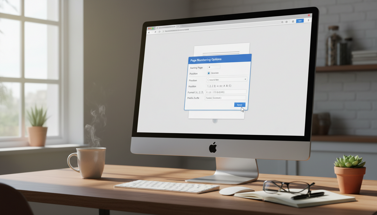 Numerar Páginas PDF Online: Como Fazer em 2025